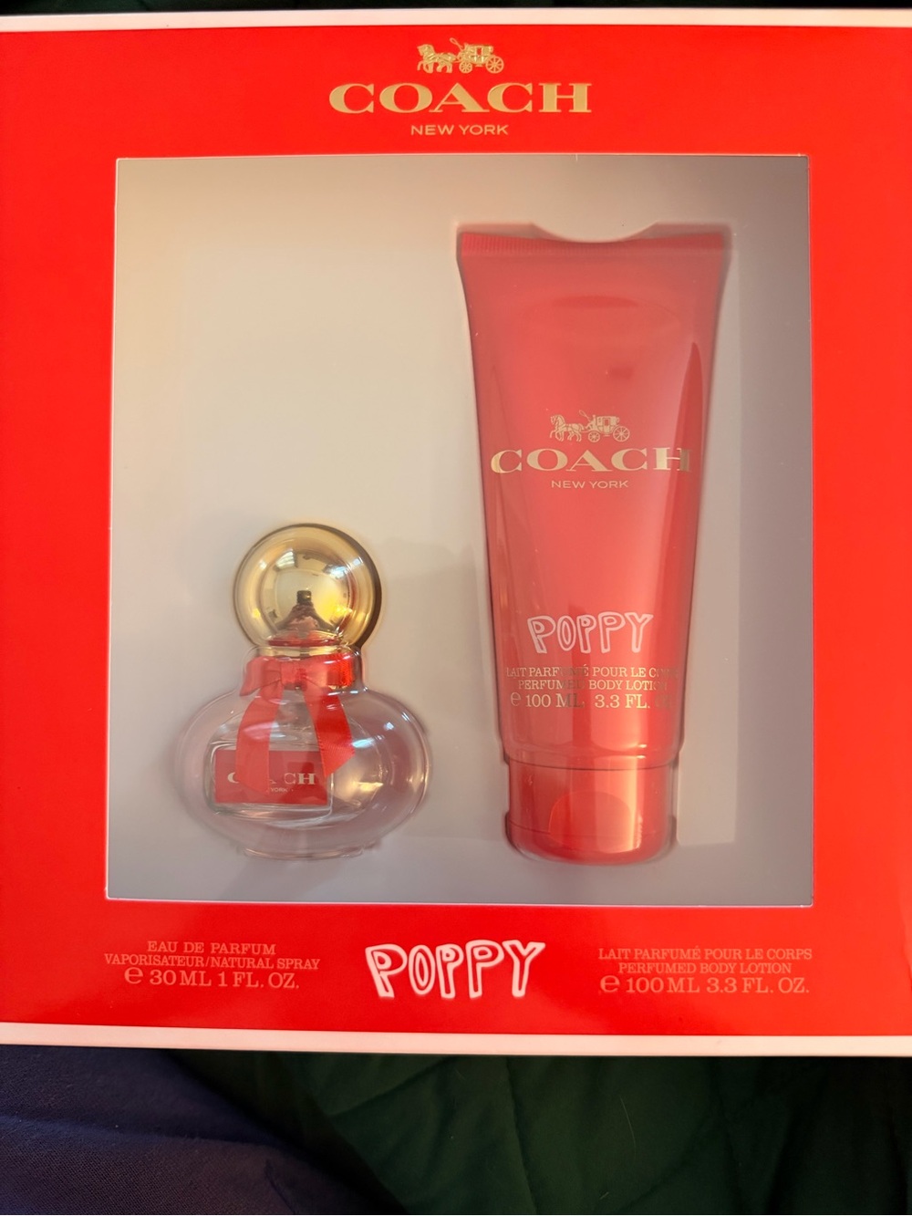 Coach Poppy Gift Set - Perfume & Body Lotion